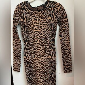 Leopard print BCBG MAXAZRIA dress